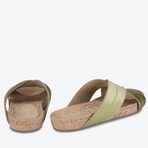 Pedro Garcia satin espadrille slides NEW!